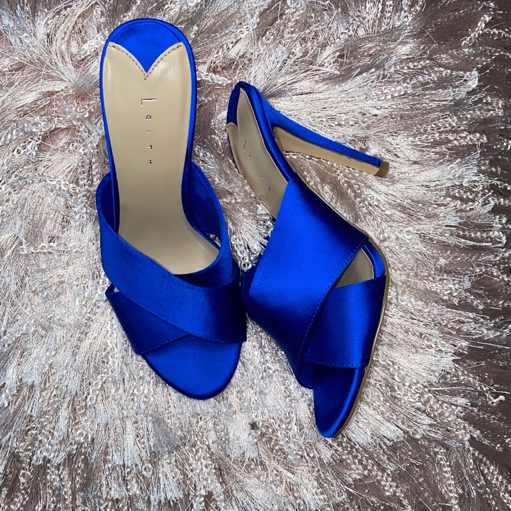 Gorgeous Blue Mules
